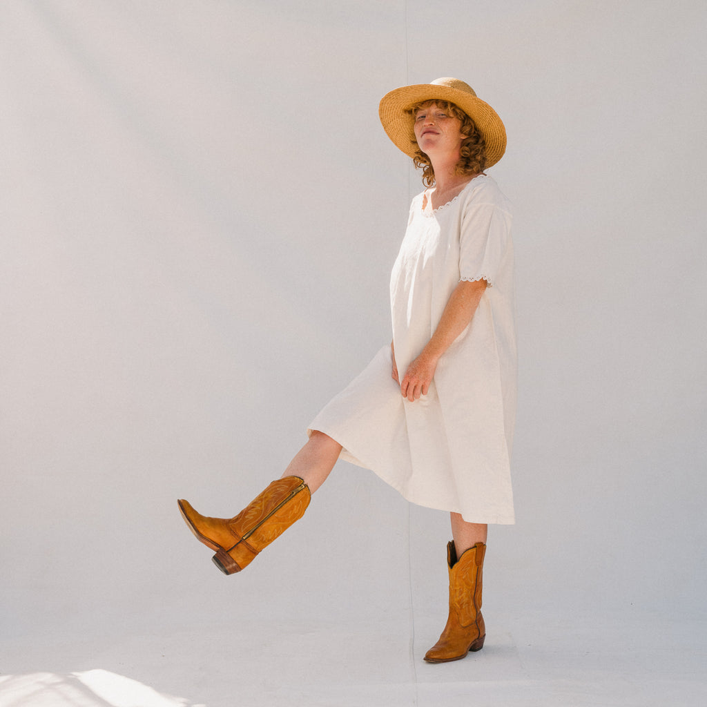 Antique French Linen Dress