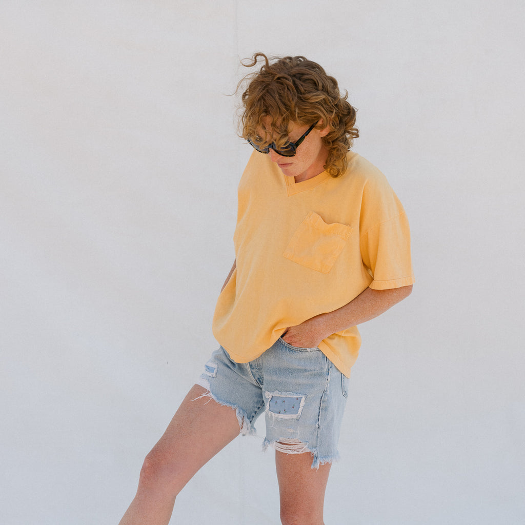 Vintage Buttery V Neck