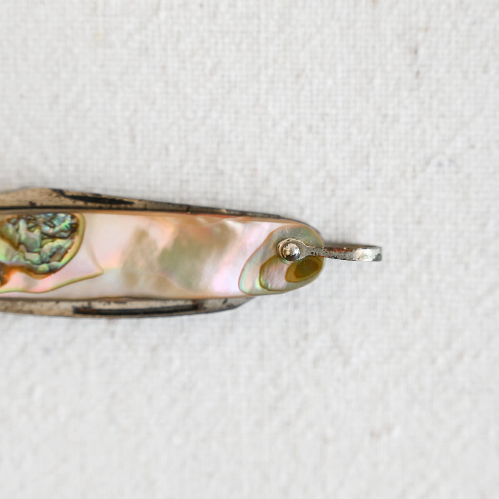 Vintage Abalone Knife Pendant
