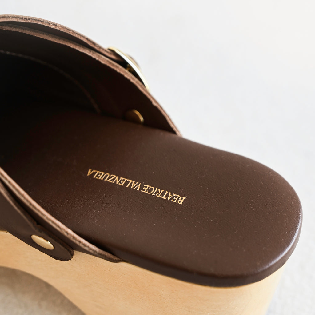 Wooden Clog - Cacao