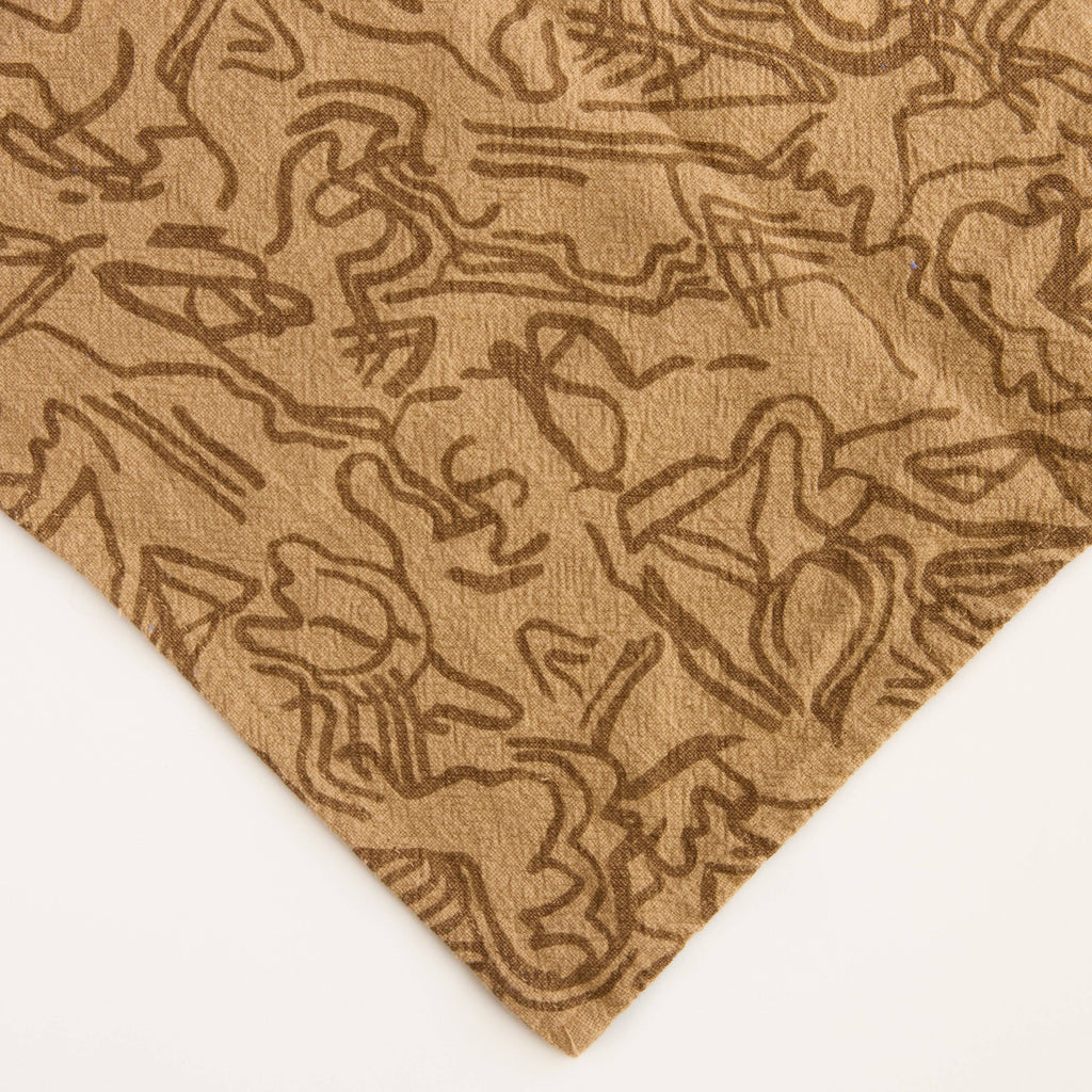 Tea Towel - Stream - Clay - Camel