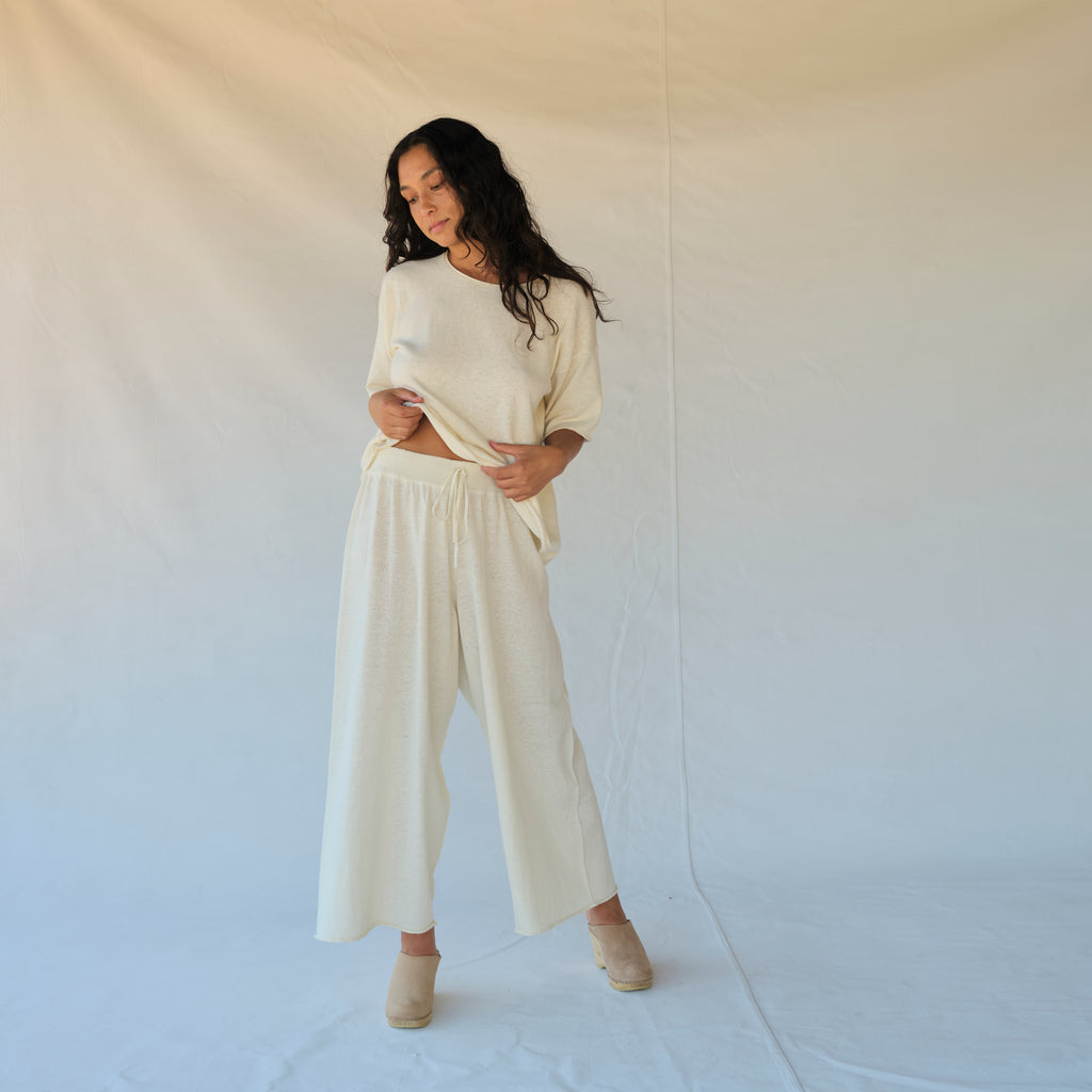 Loose Pant - Chalk
