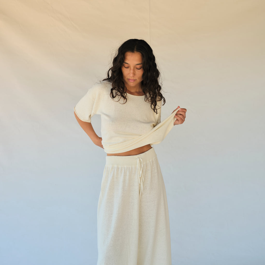 Loose Pant - Chalk