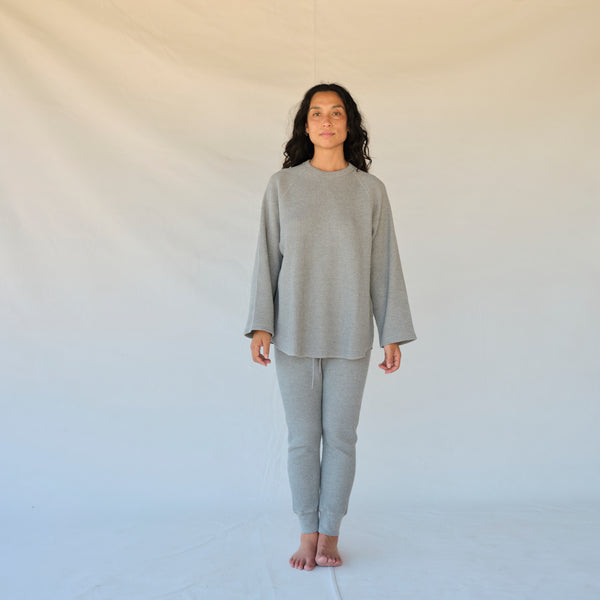 Waffle Pants - Gray
