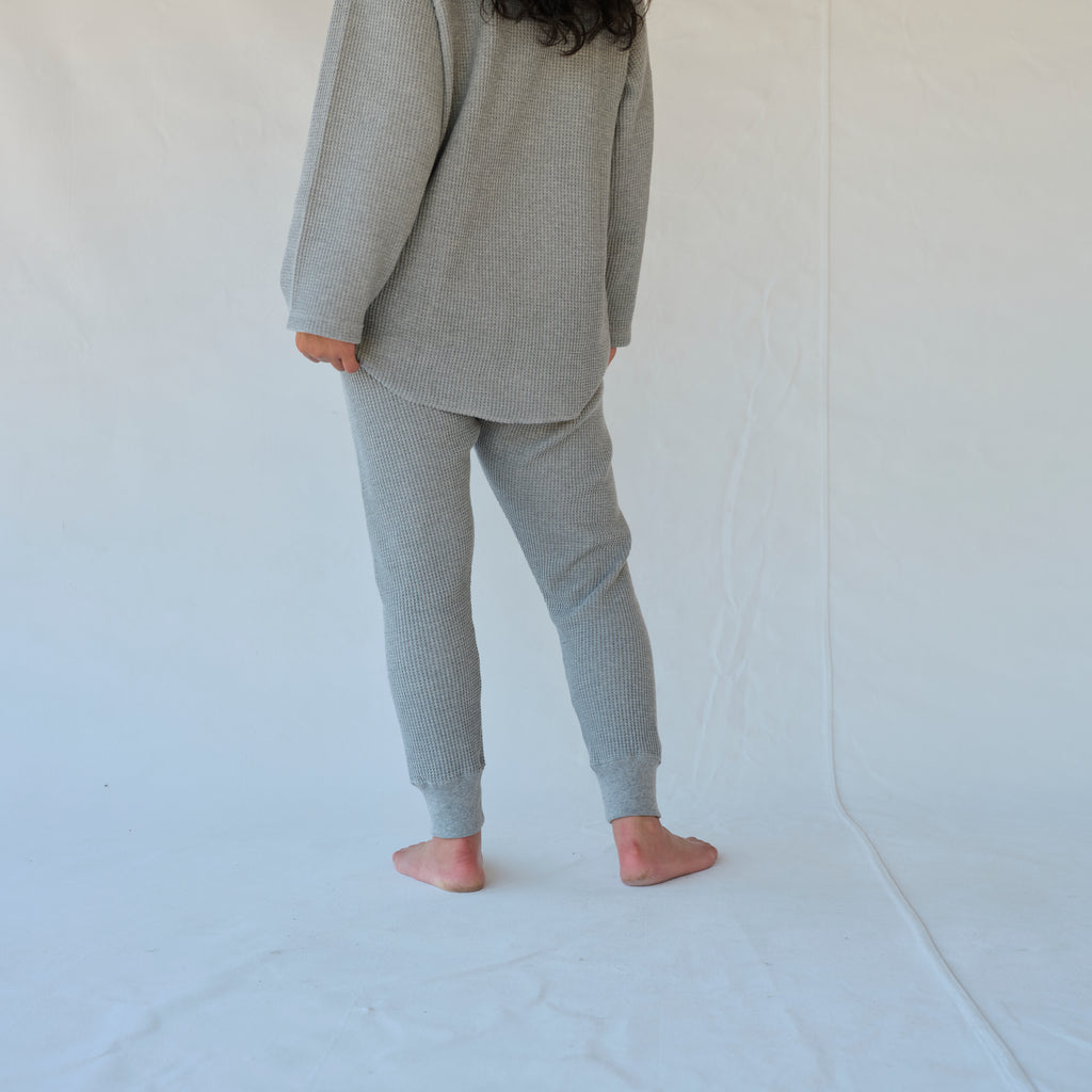 Waffle Pants - Gray