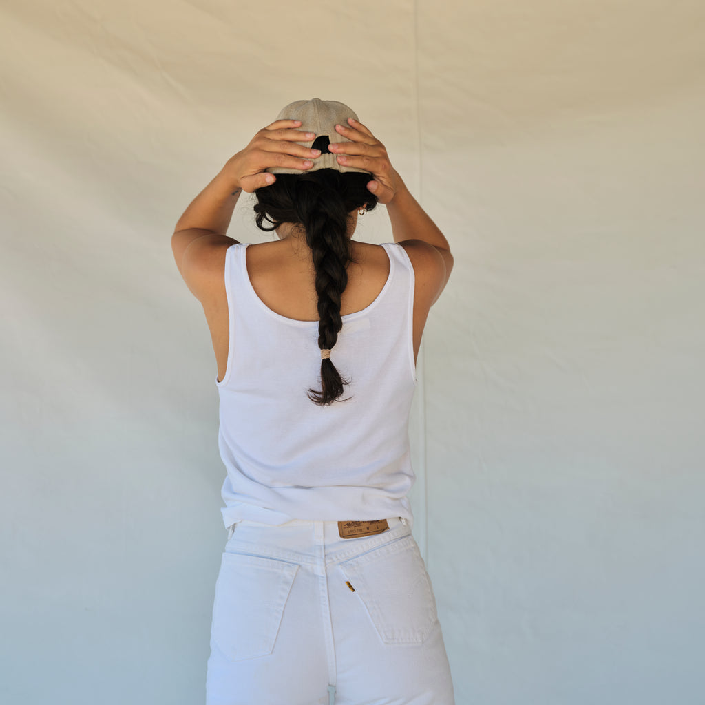 Vintage Orange Tab Levi's - White