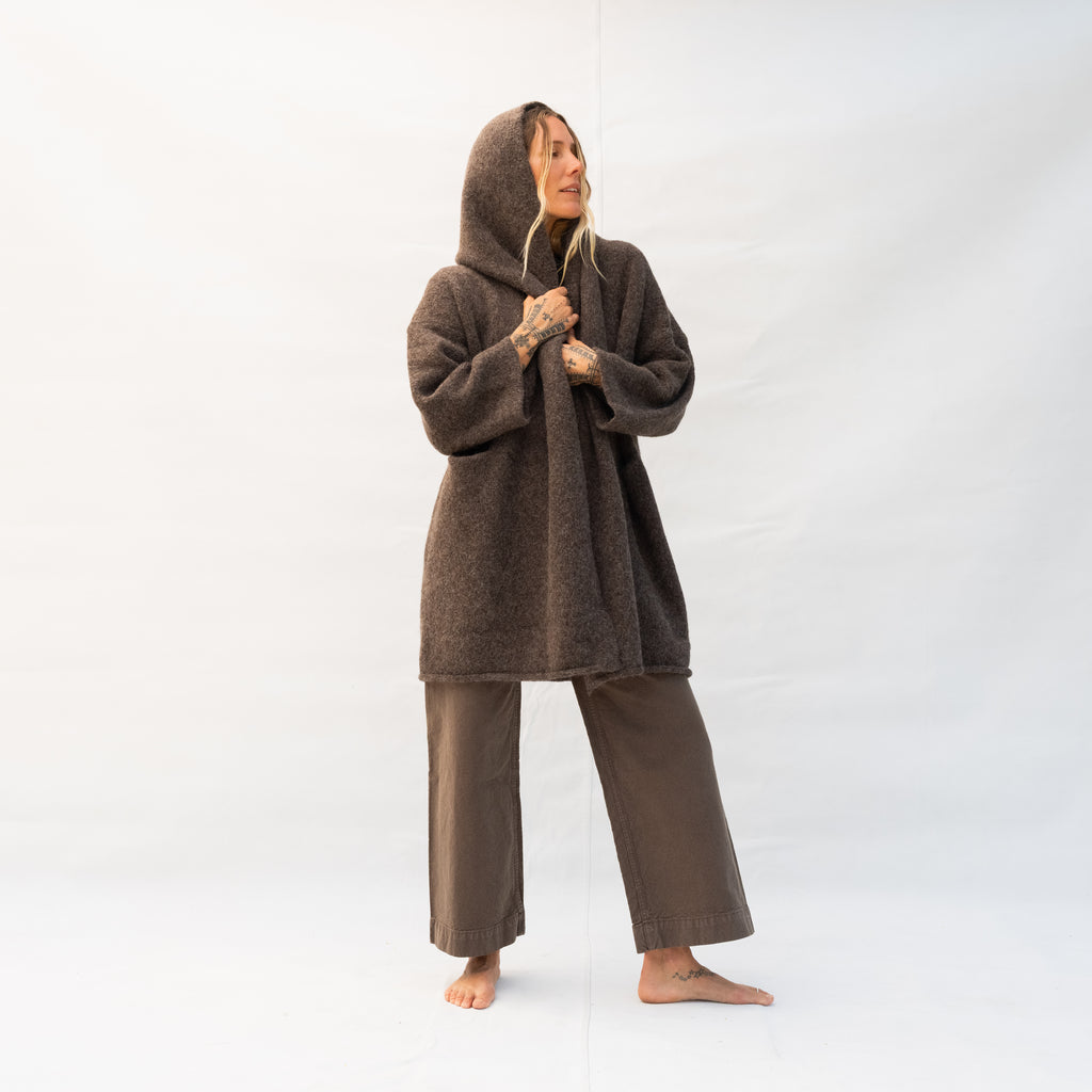 Double Face Coat - Blackened