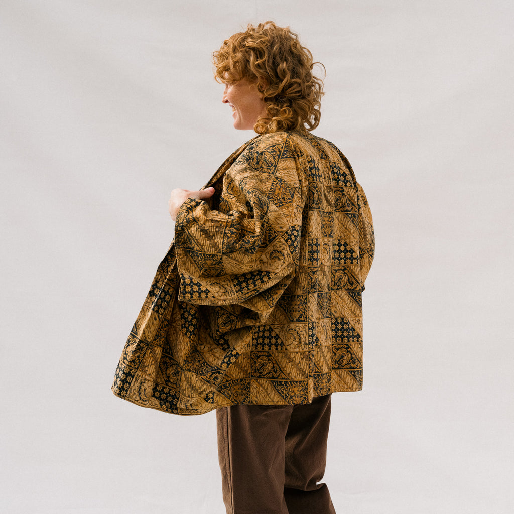 Vintage Batik Kimono Jacket
