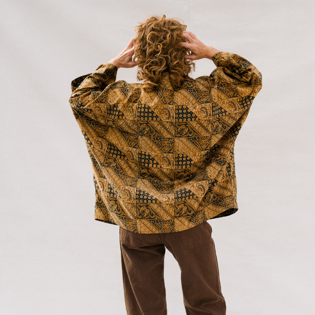 Vintage Batik Kimono Jacket