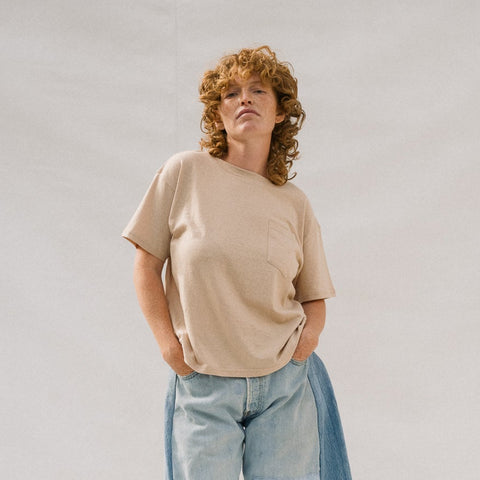 Atlas Pocket Tee - Peach