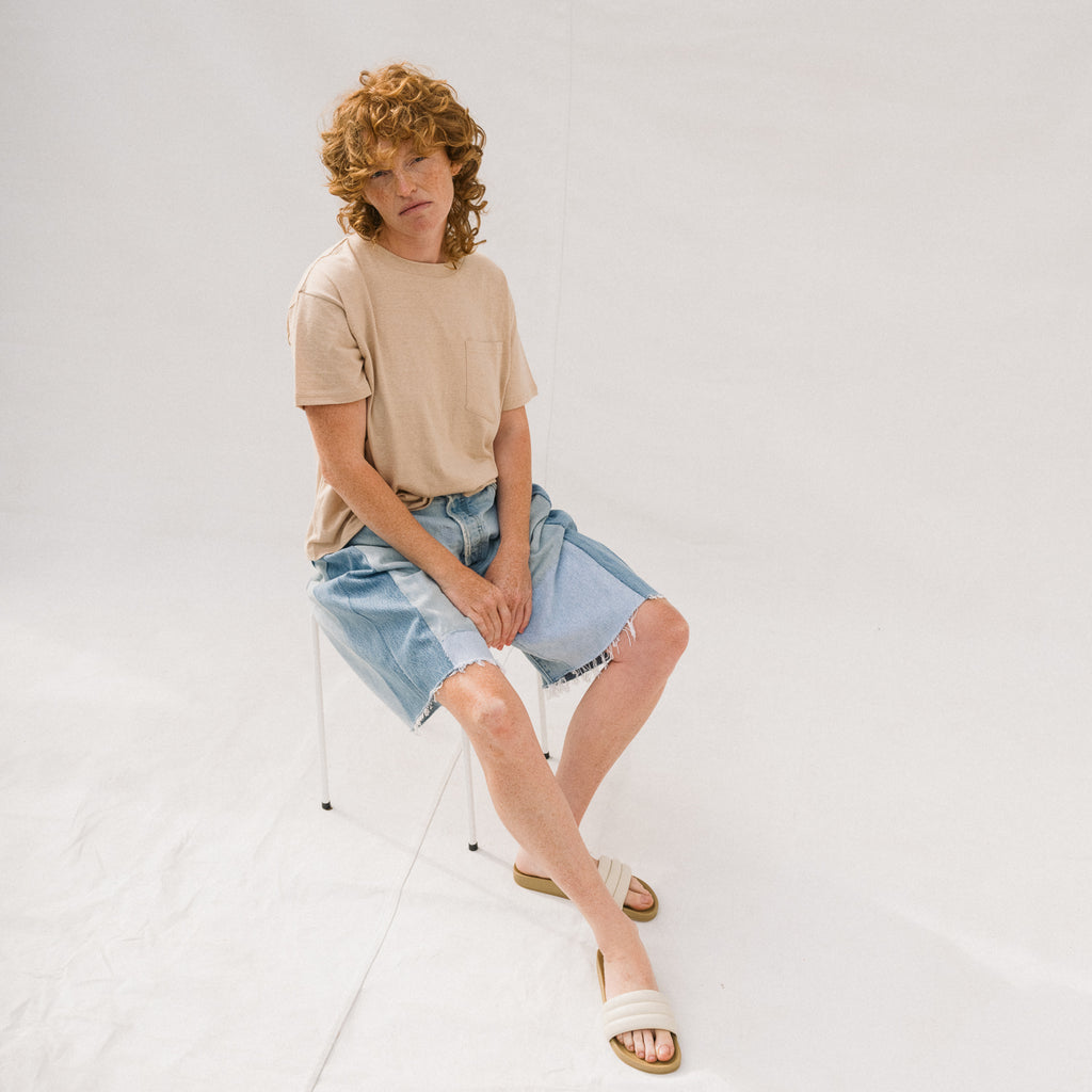 Atlas Pocket Tee - Peach