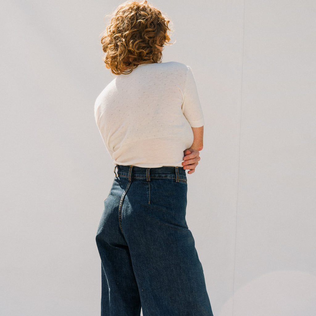 Vintage Pointelle Tee