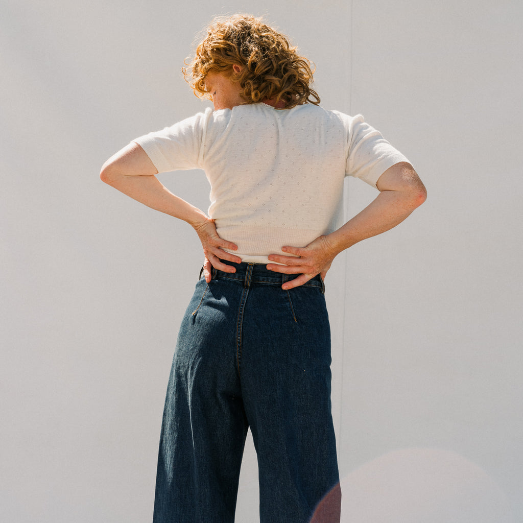 Vintage Pointelle Tee