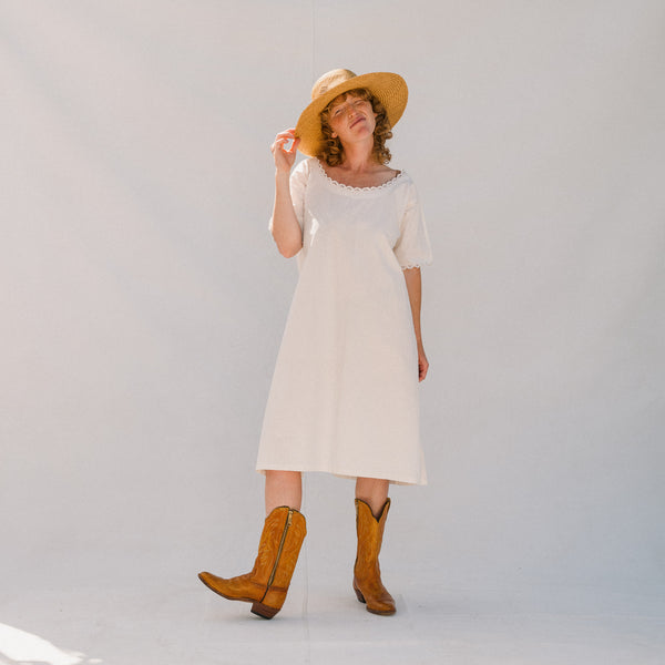 Antique French Linen Dress