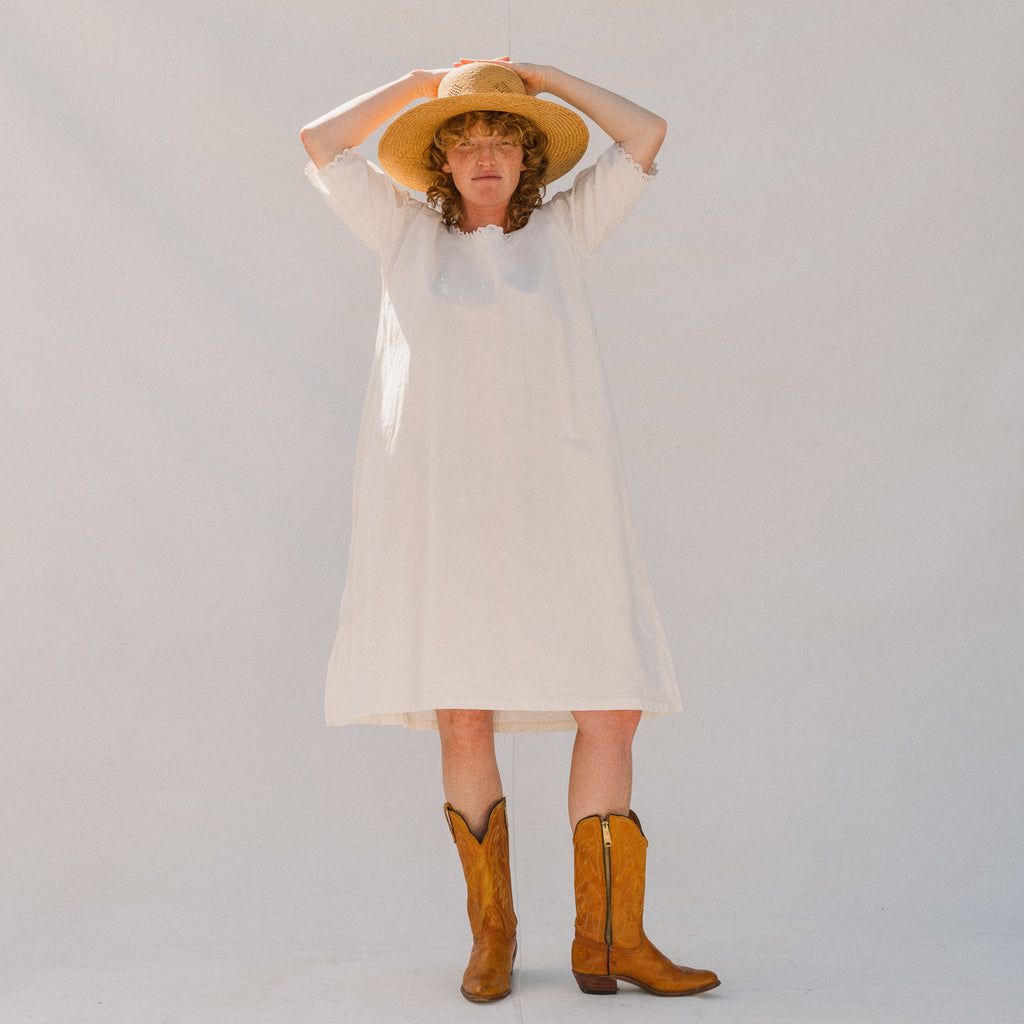 Antique French Linen Dress