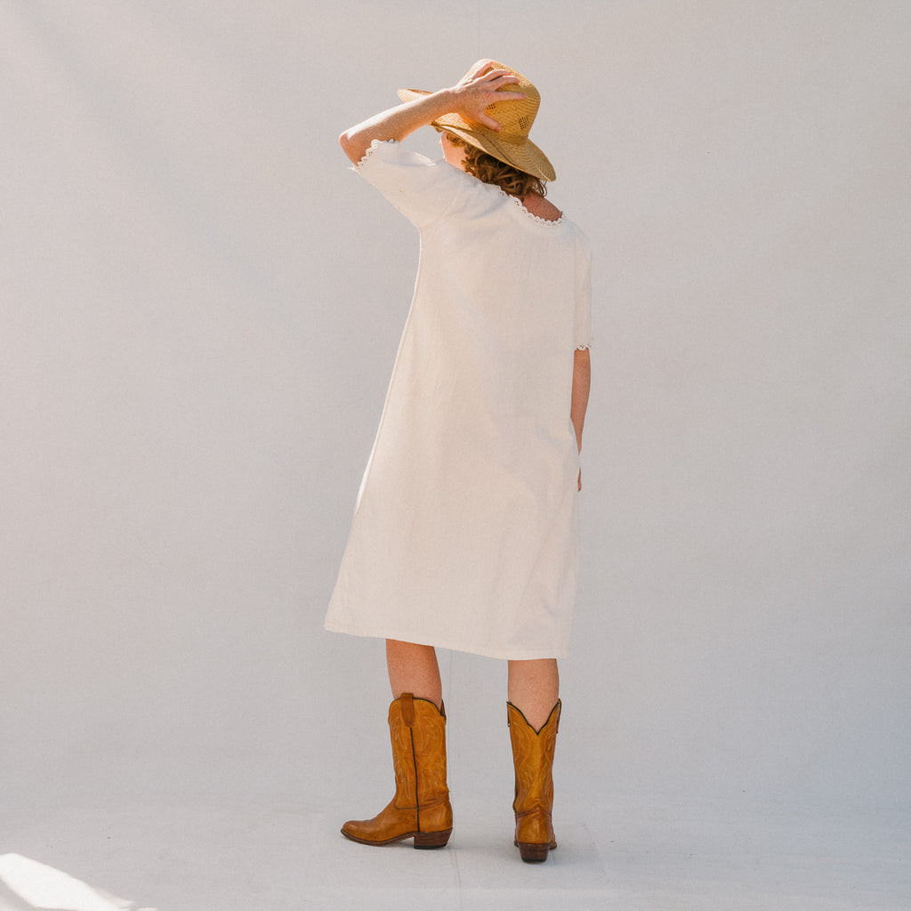 Antique French Linen Dress