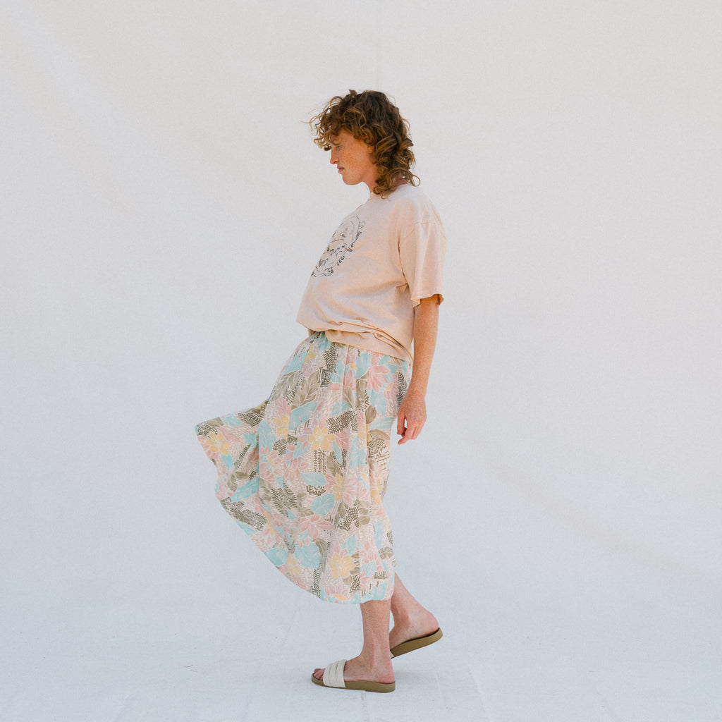 Vintage Floral Skirt