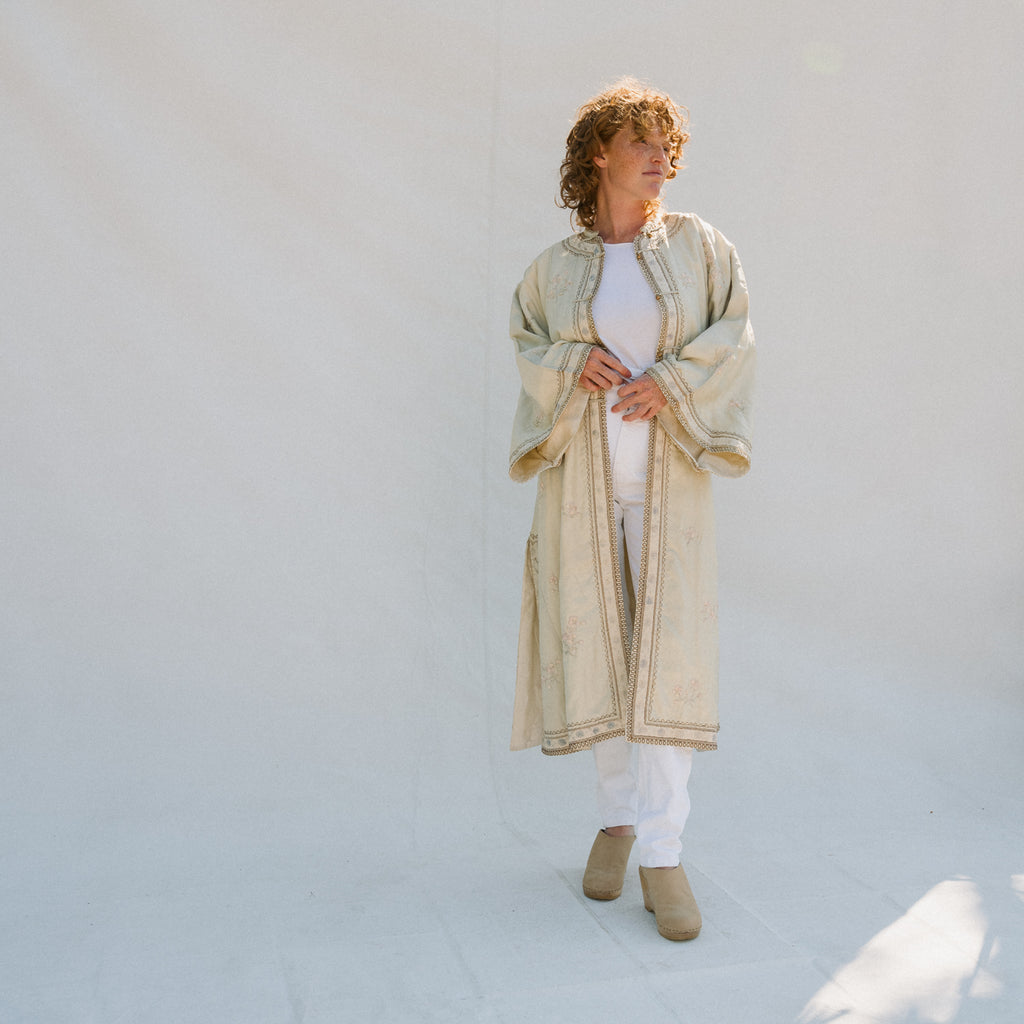 Vintage Silk Robe