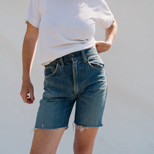 Vintage Denim Cut-Off Short