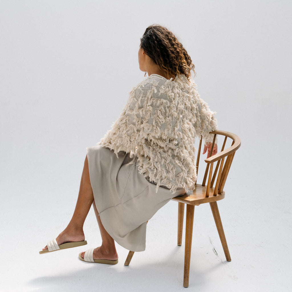 Tufted Pullover - Flax
