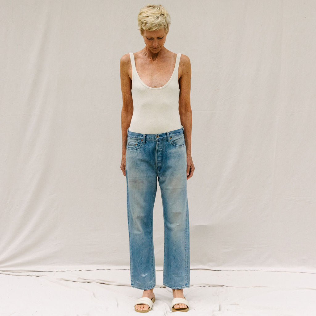 Selvedge Denim Vintage Straight Cut - Light Vintage