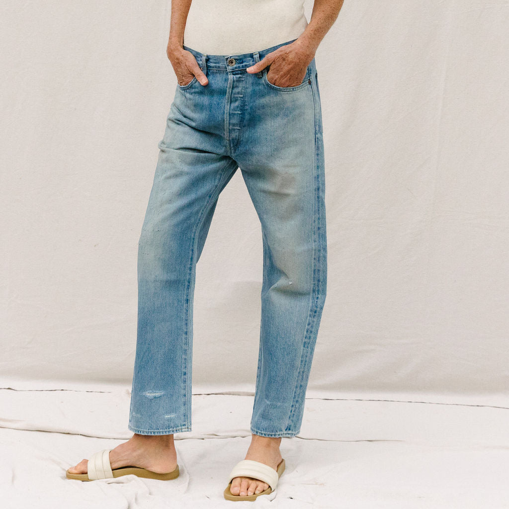 Selvedge Denim Vintage Straight Cut - Light Vintage