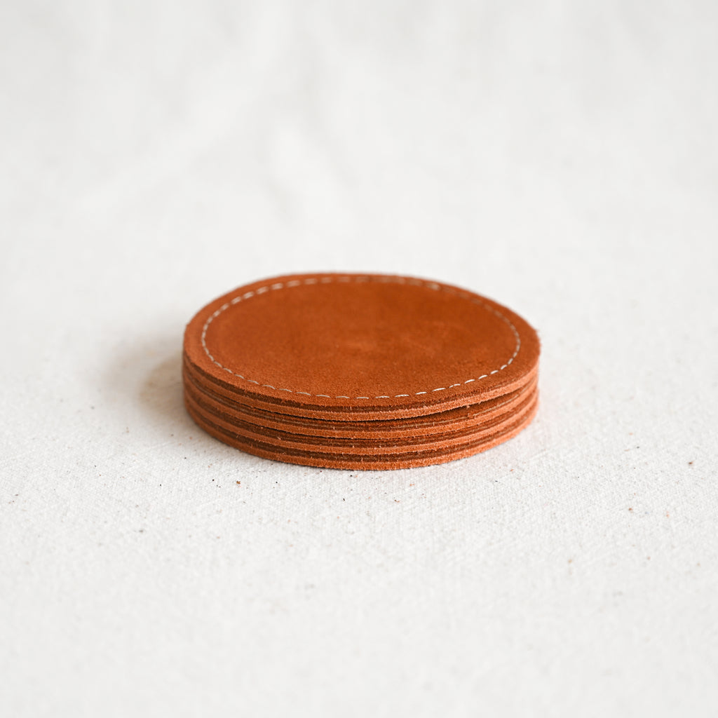 Suede Coaster Set