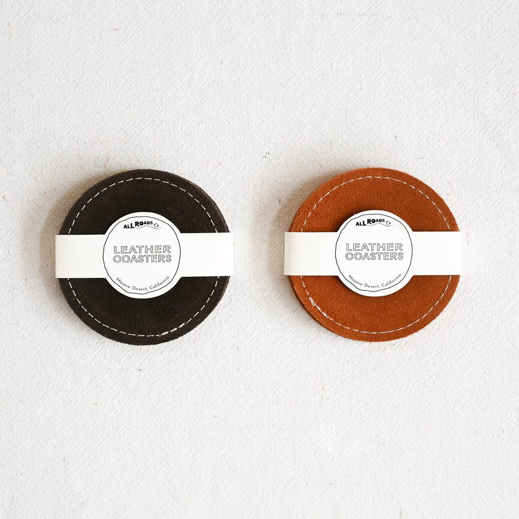 Suede Coaster Set