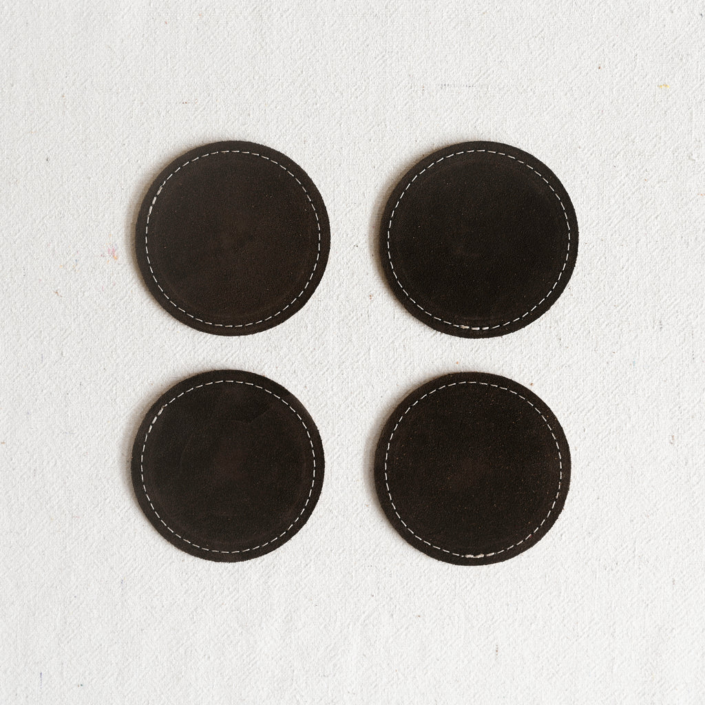 Suede Coaster Set