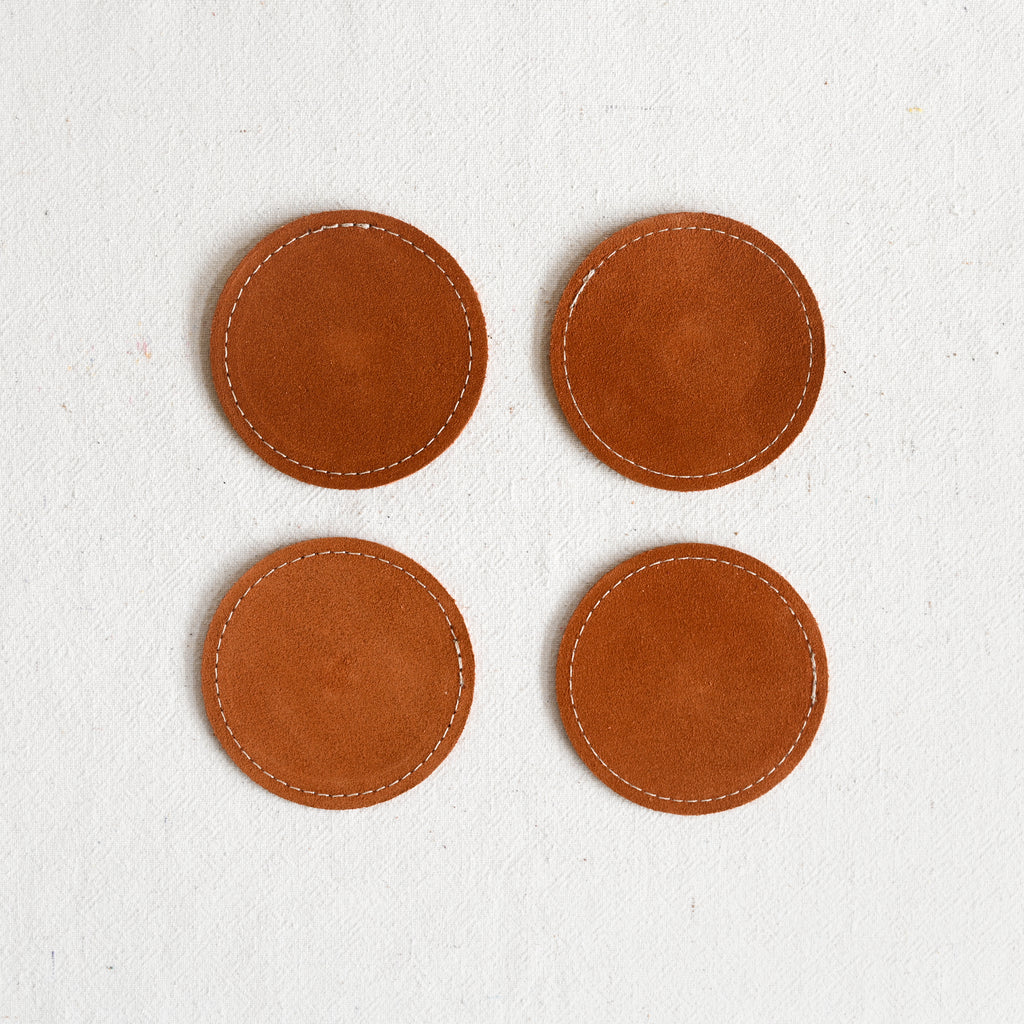 Suede Coaster Set