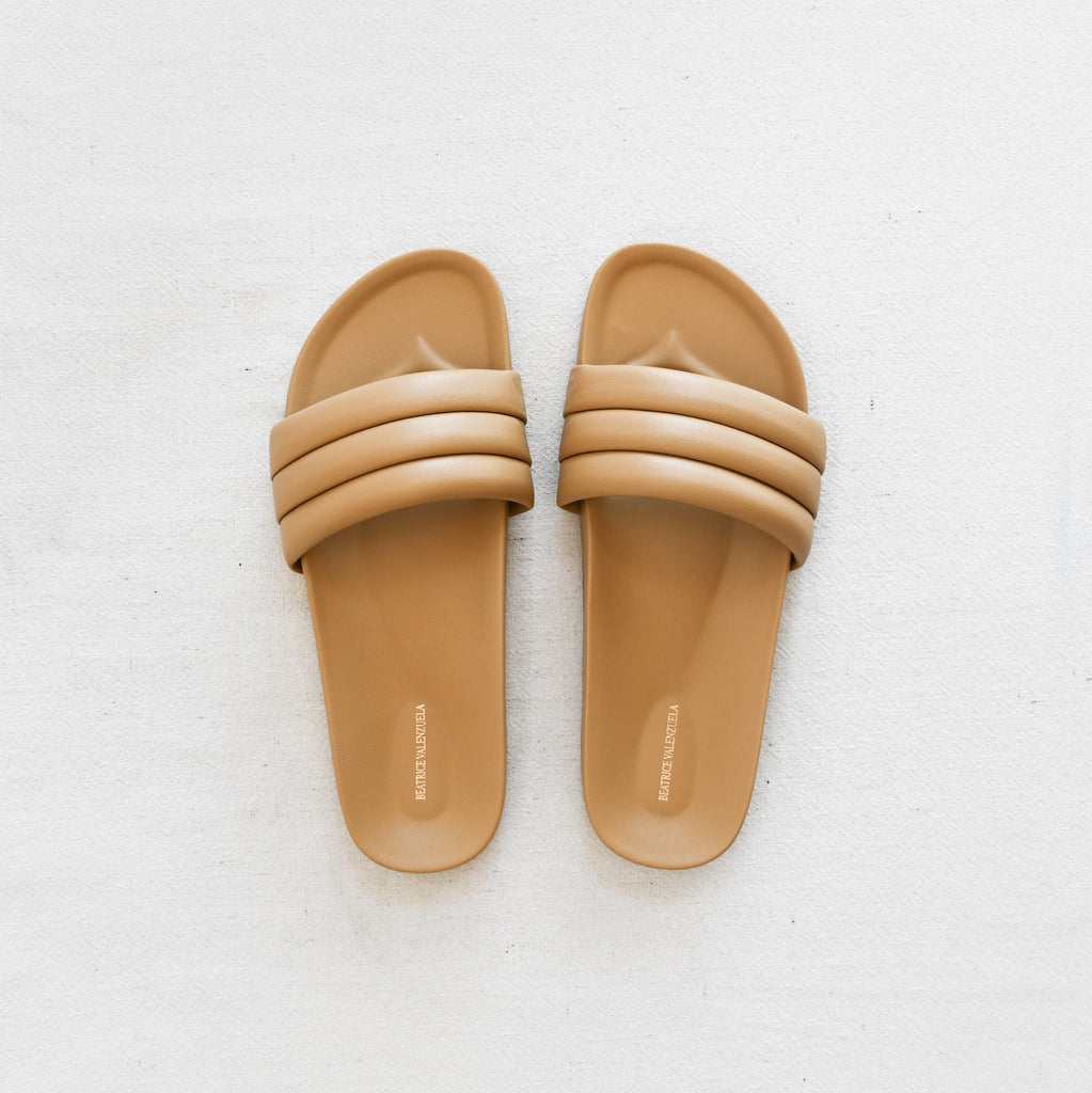 Bamboo Monocolor Sandalia - Straw