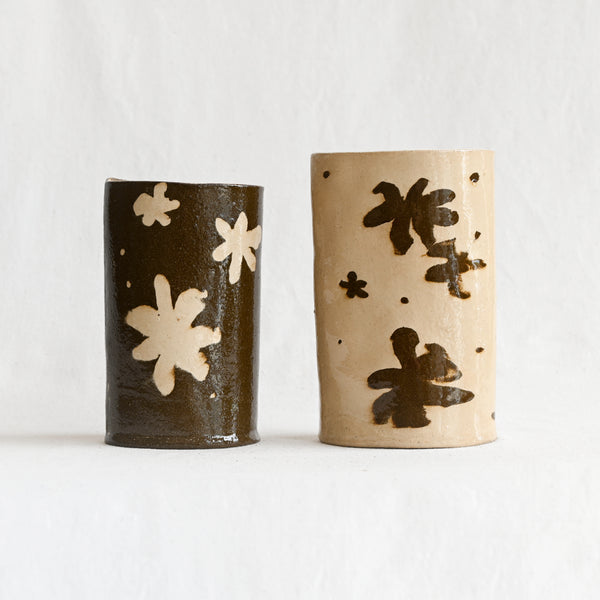 Cylindrical Vase - Flowers