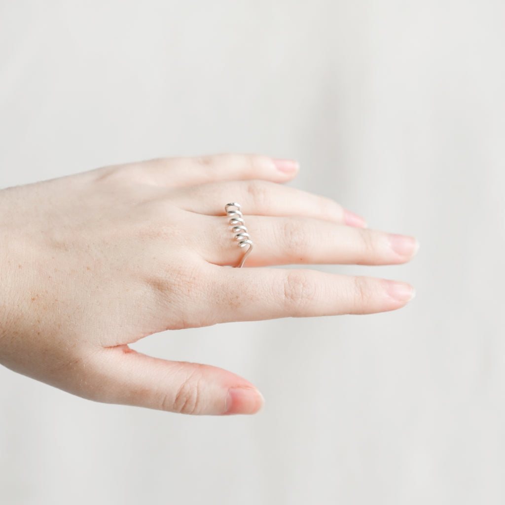 Silver Coil Ring