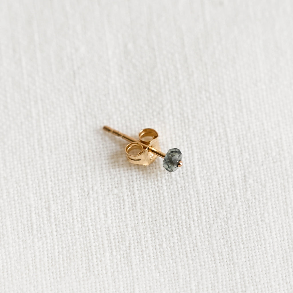 Sapphire Stud - Blue Grey
