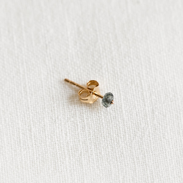 Sapphire Stud - Blue Grey