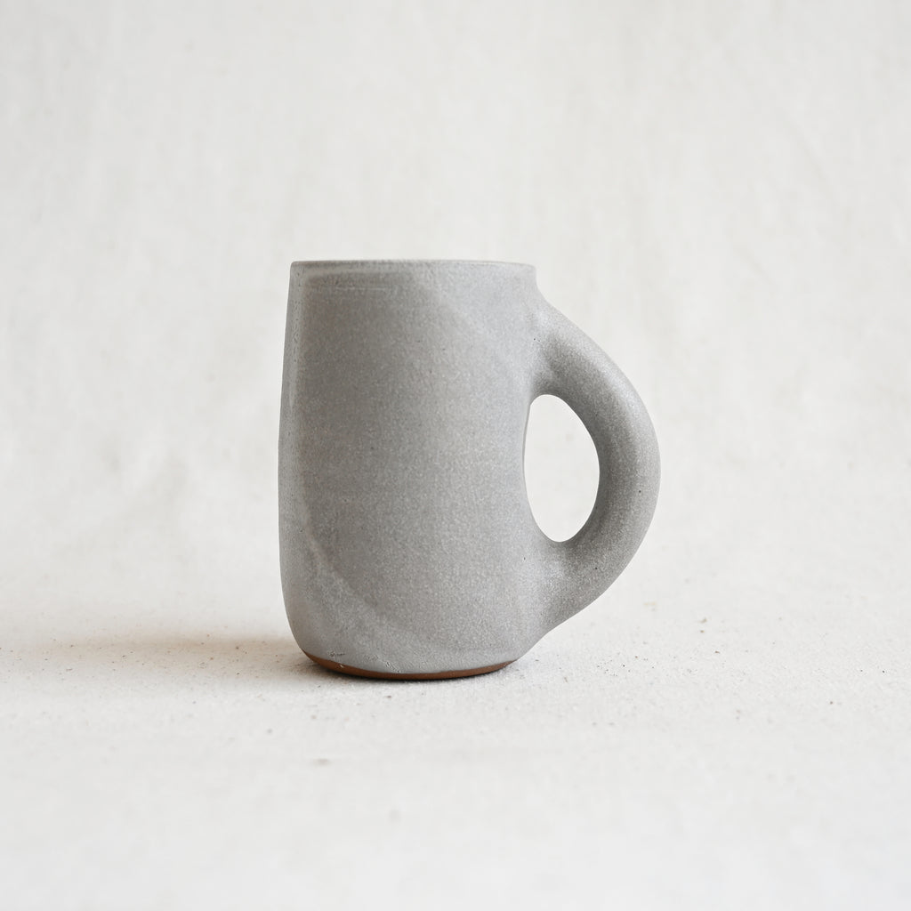 Tall Gray Mug