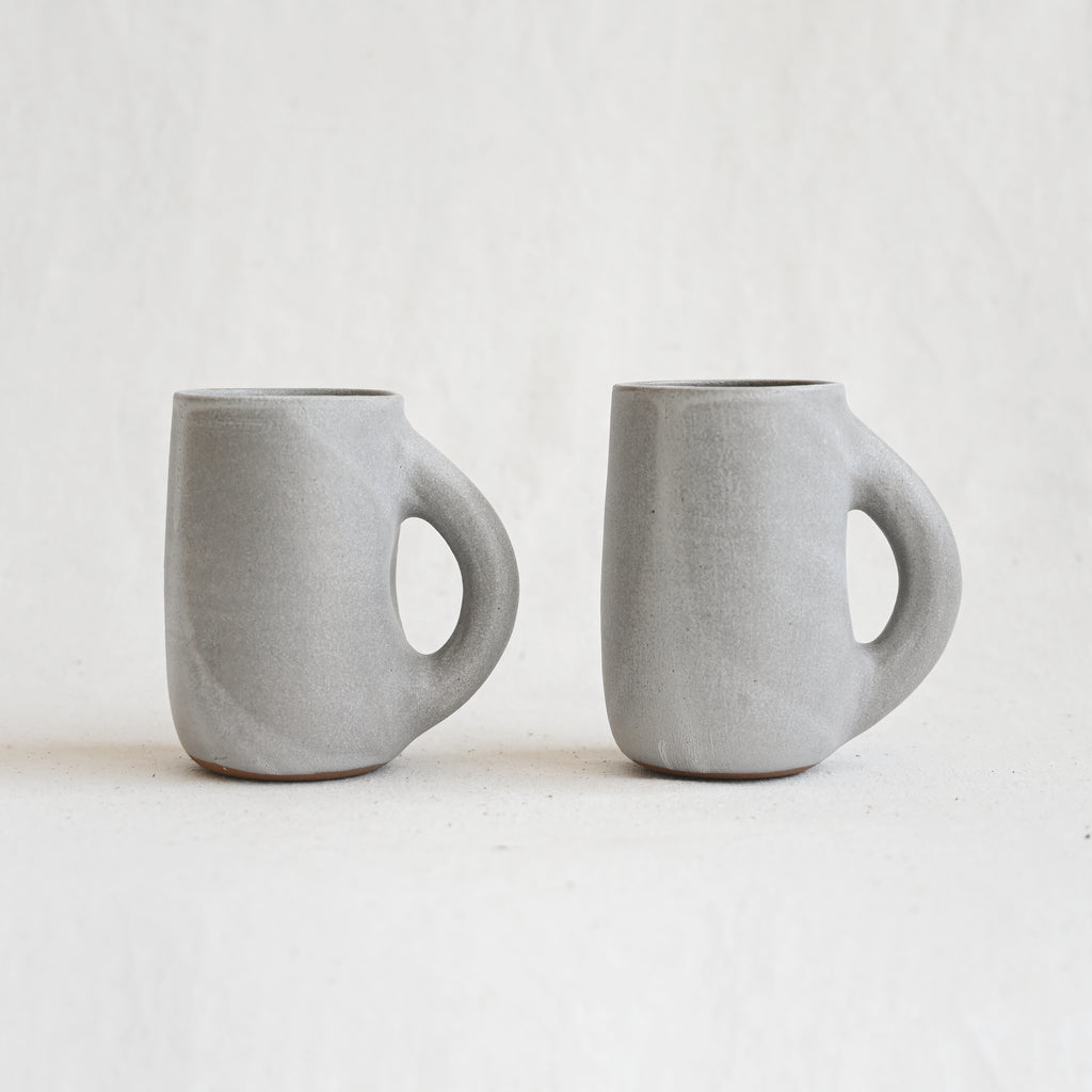 Tall Gray Mug