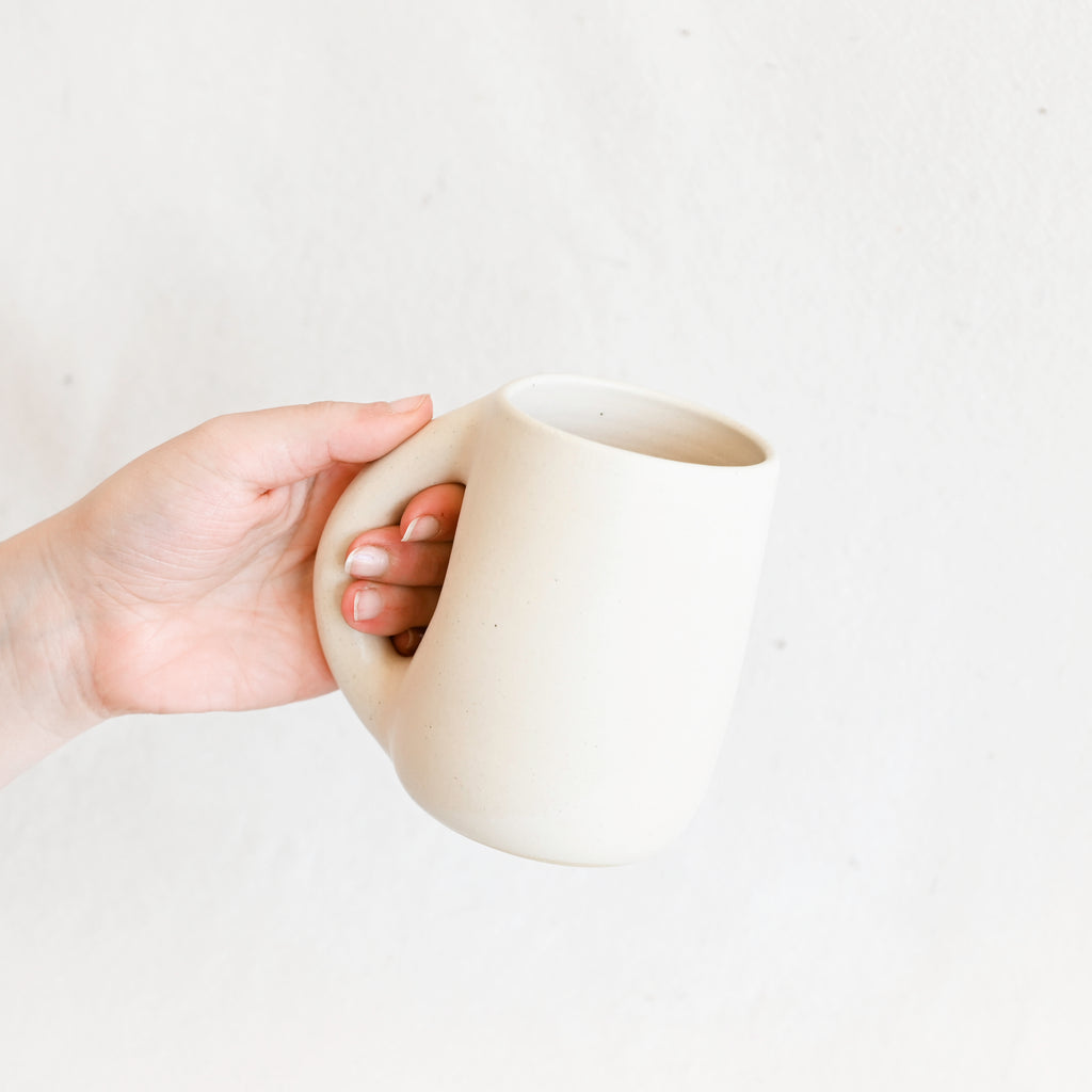 Tall White Mug
