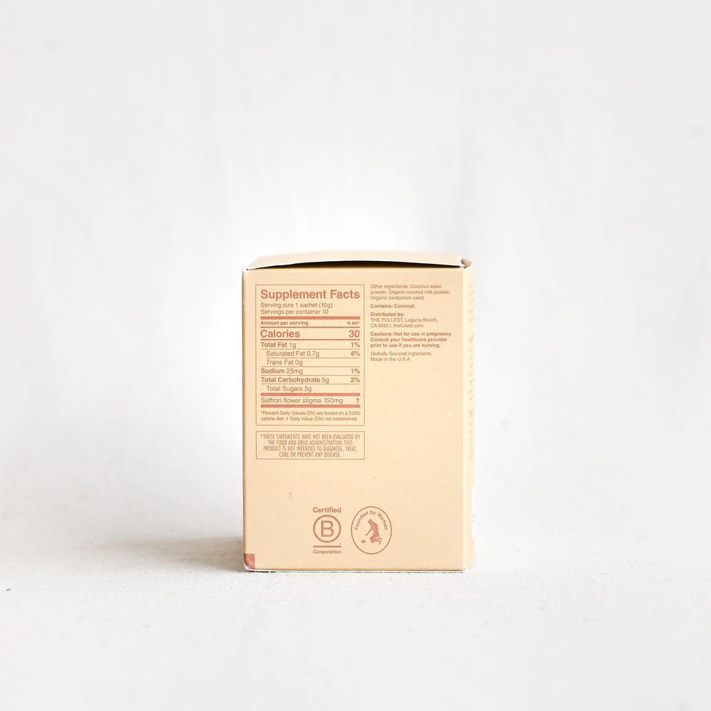Saffron Latte Sachet Box