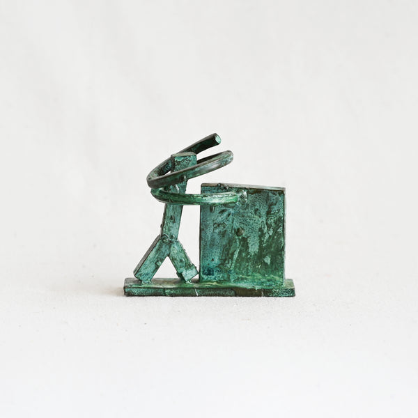 Vintage Abstract Bronze Sculpture