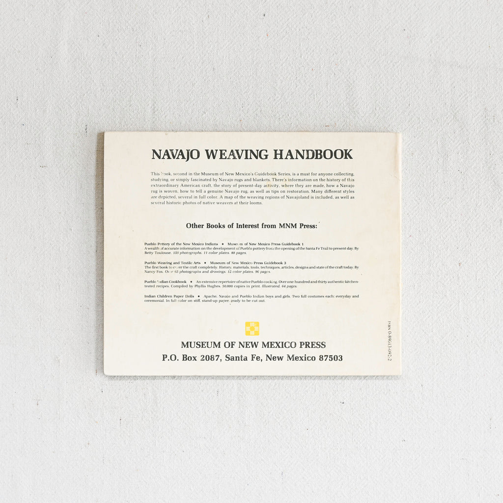Navajo Weaving Handbook