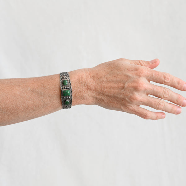 Vintage Navajo Turquoise Cuff