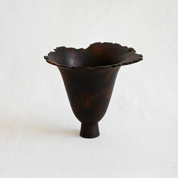 Vintage Burlwood Vase