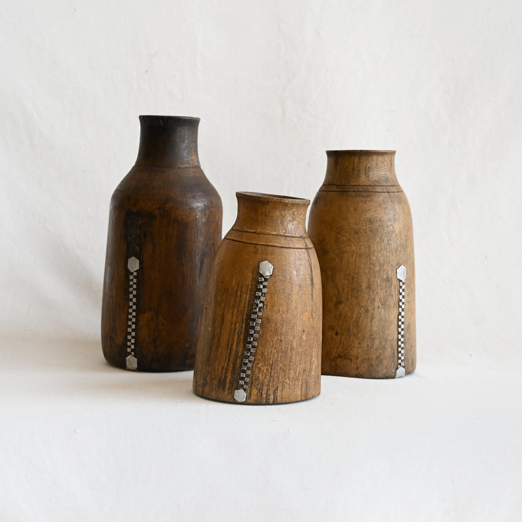 Vintage Tutsi Wood Vessel