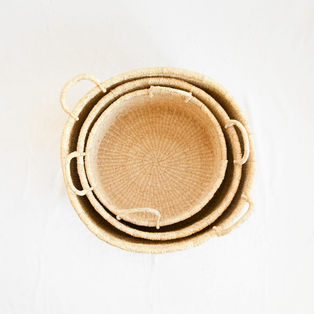 Straw Floor Basket