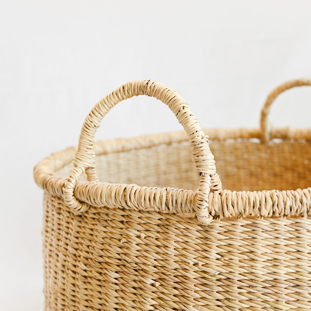 Straw Floor Basket