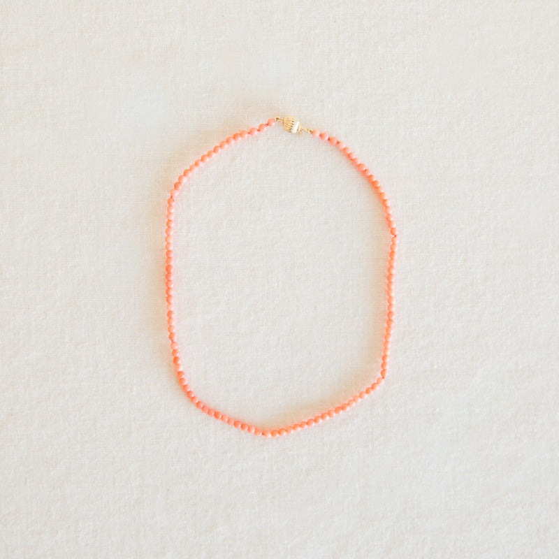 Baby Coral Necklace - 12"