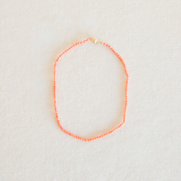 Baby Coral Necklace - 12"