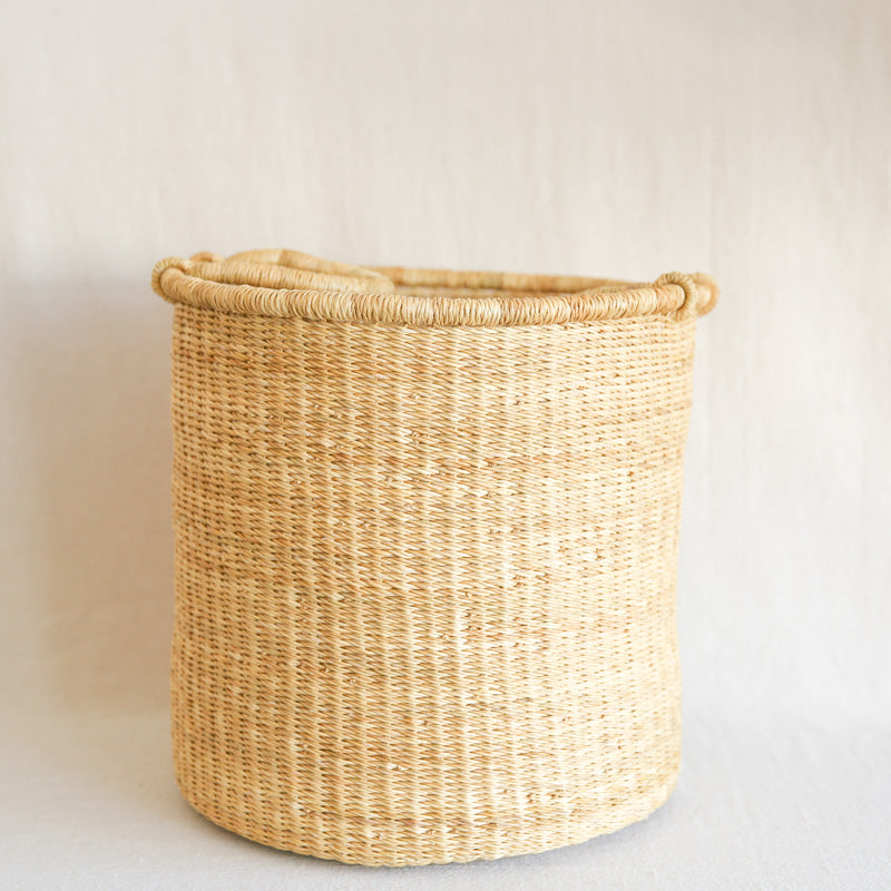 Tall Straw Basket