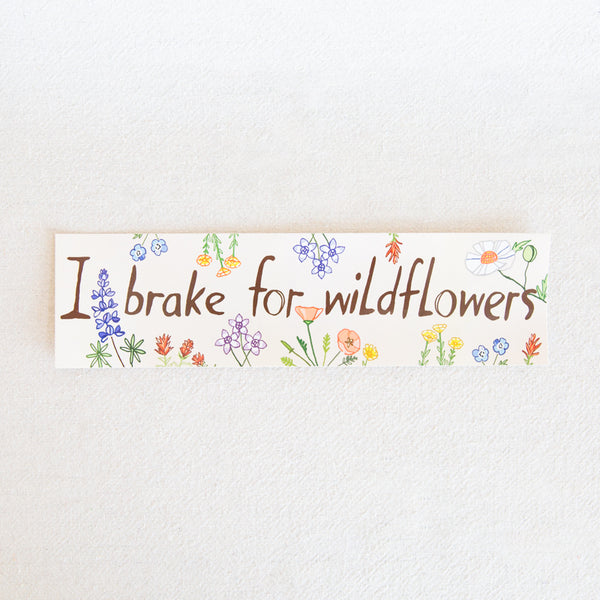 Wildflowers Bumper Sticker